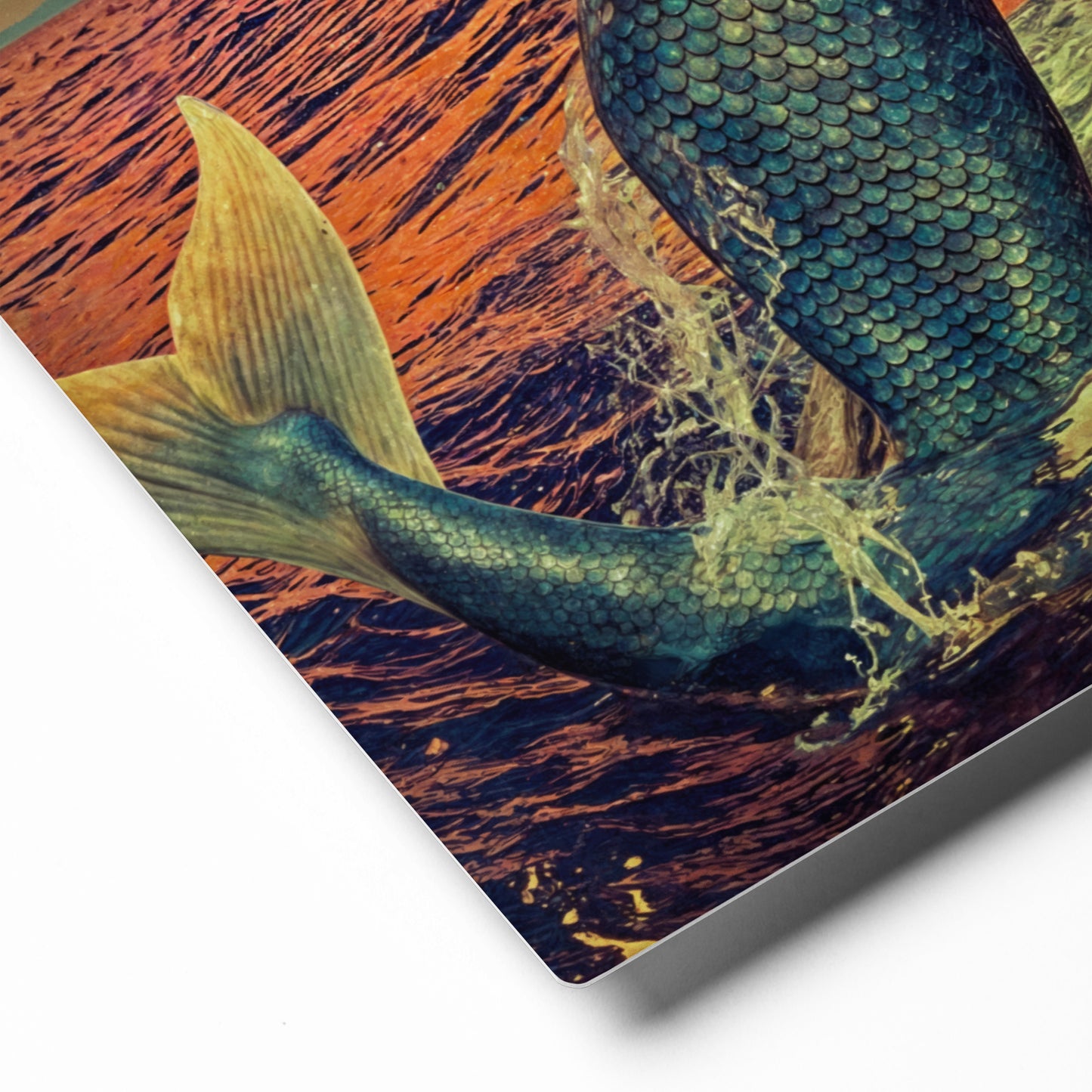 You Be The Anchor That Keeps My Feet On The Ground, I’ll Be The Wings That Keep Your Heart In The Clouds - Metal Print - Surreal Love Art