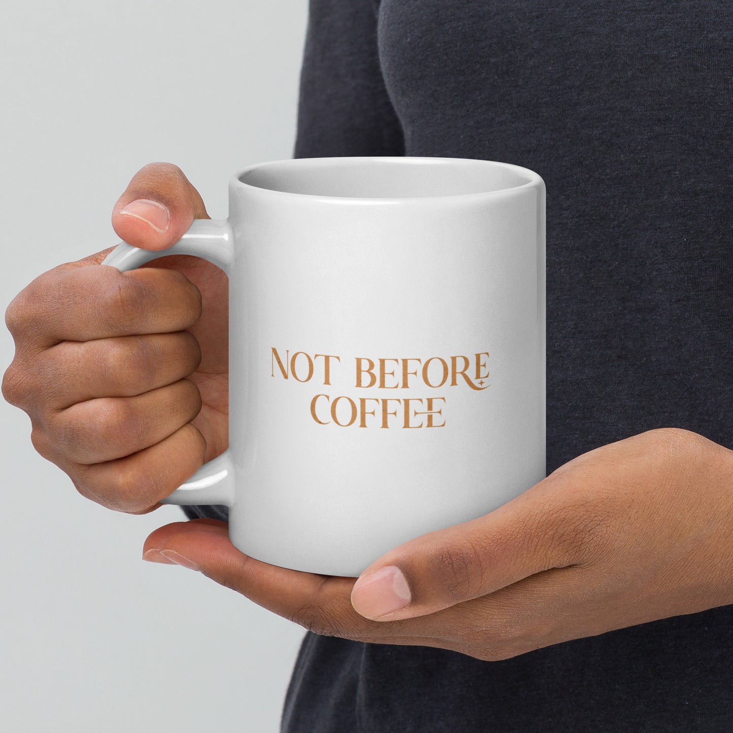 Not Before Coffee Mug - Funny Coffee Lover Gift - Spooky Halloween Coffee Mug - Sassy Werewolf Coffee Cup - Halloween Accessories
